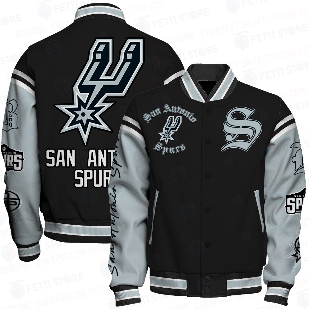 san antonio spurs nba baseball varsity jacket baseball jacket all over print sfat v12 iol9y