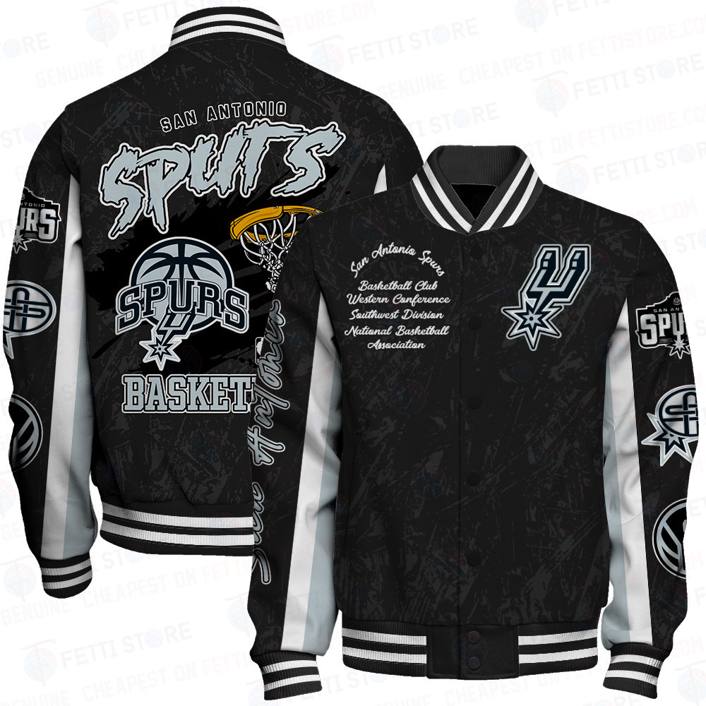 san antonio spurs nba baseball varsity jacket baseball jacket all over print sfat v18 fvx7a