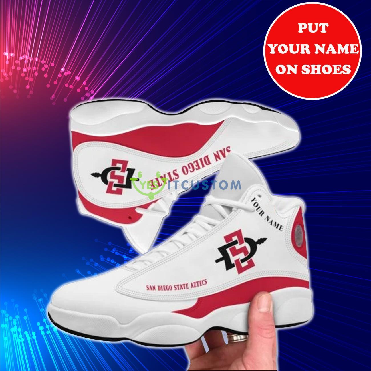 san diego state aztecs best custom name air jordan 13 shoes