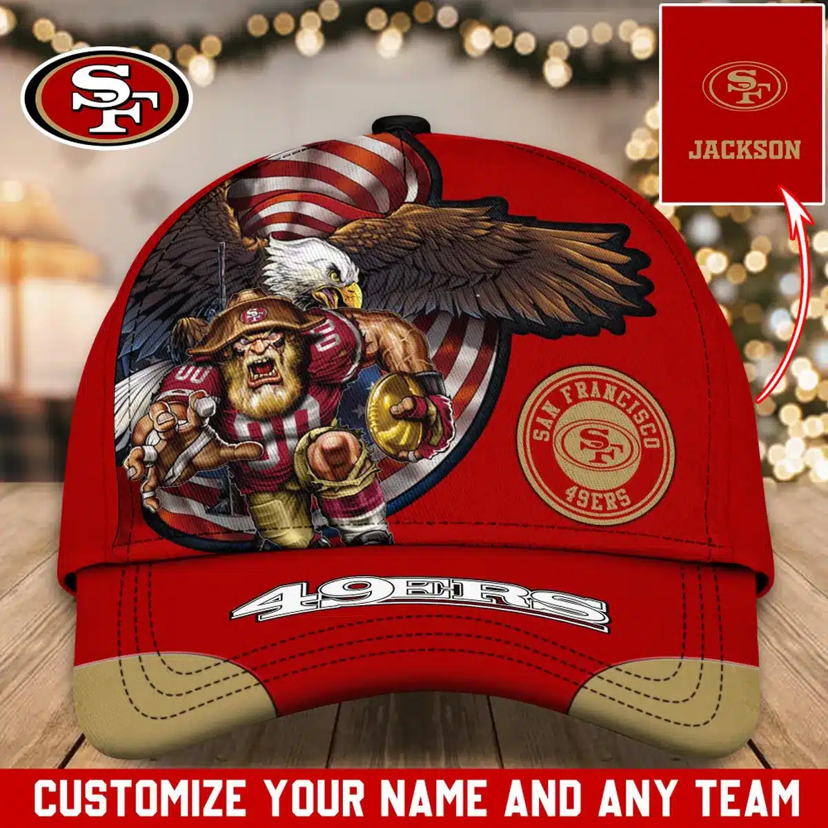 san francisco 49ers classic cap gift for fans wty242699 w1gha