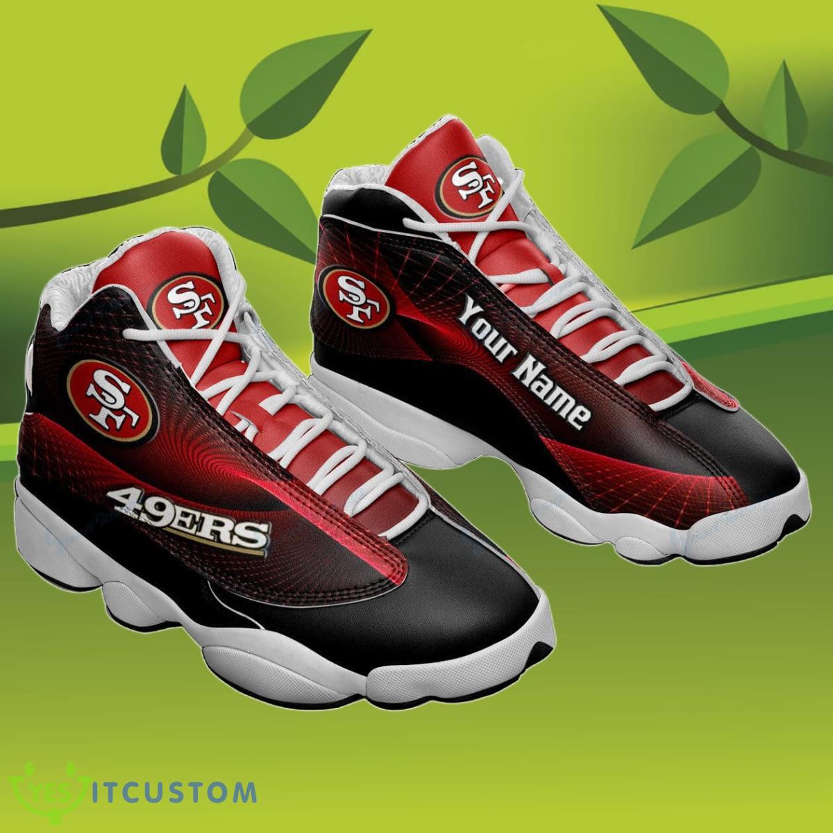 san francisco 49ers custom name air jordan 13 sneakers unique gift for men and women