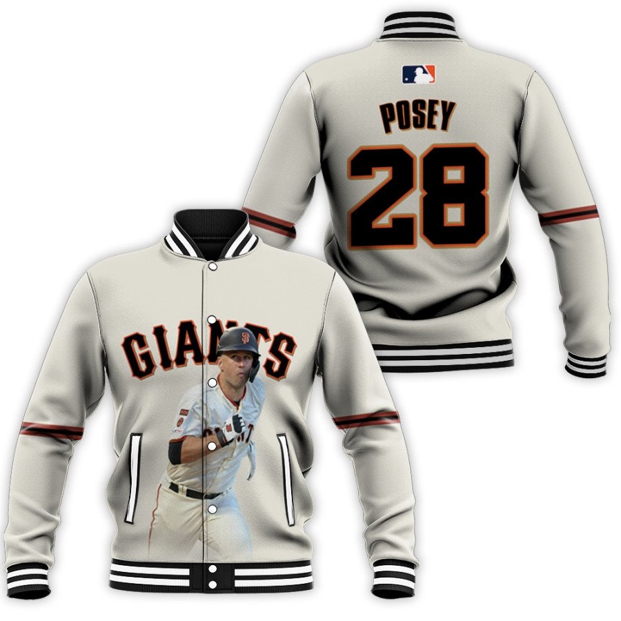 san francisco giants buster posey 28 mlb legends cream 2019 all over print designed gift for giants fans baseball jacket button up zipper hooded all over print mlb 7b5of