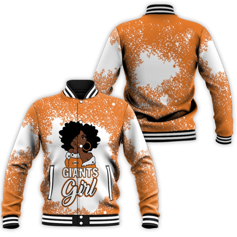 san francisco giants girl african girl mlb team allover design gift for san francisco giants fans baseball jacket button up zipper hooded all over print mlb ojuye