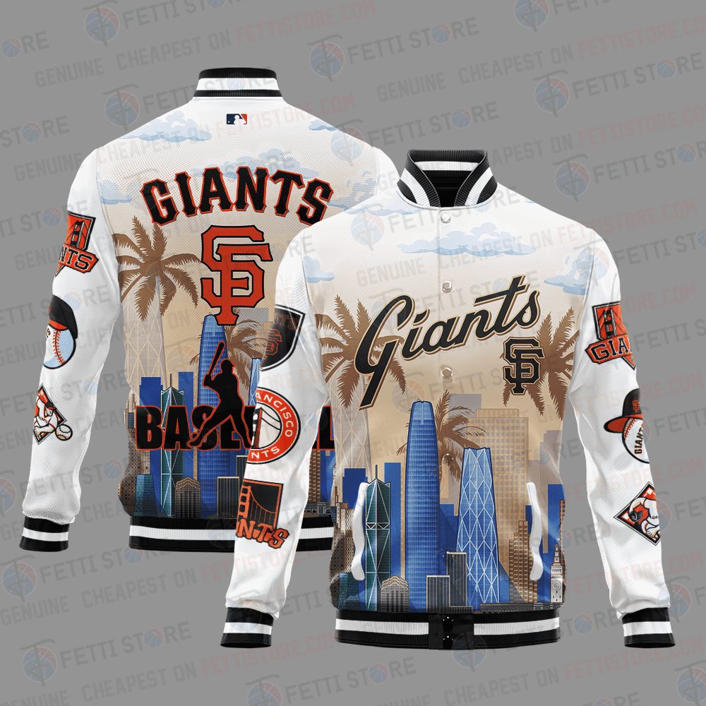 san francisco giants mlb baseball varsity jacket baseball jacket all over print stm bddcd