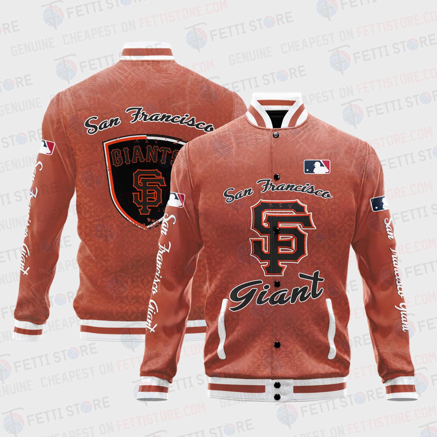 san francisco giants mlb baseball varsity jacket baseball jacket all over print v8 v0fwn