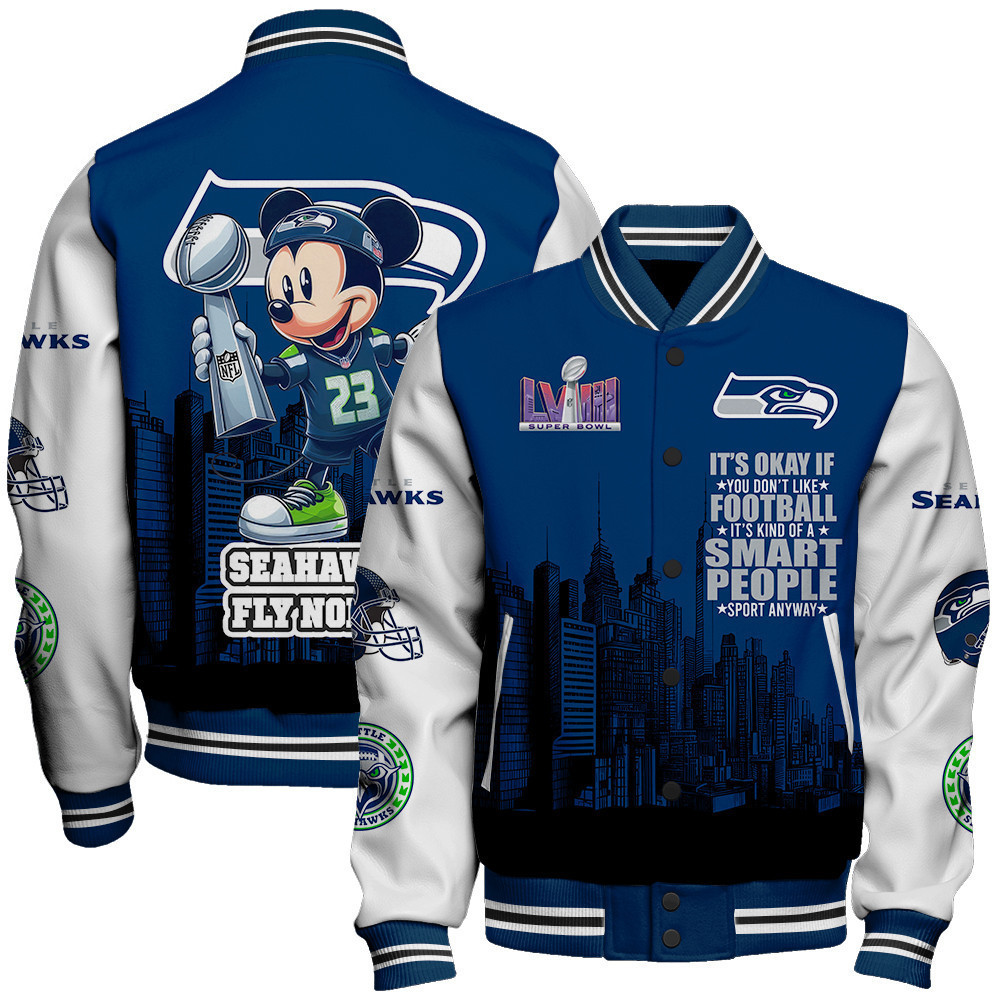 seattle seahawks nfl baseball varsity jacket baseball jacket all over print stm v5 5rru5