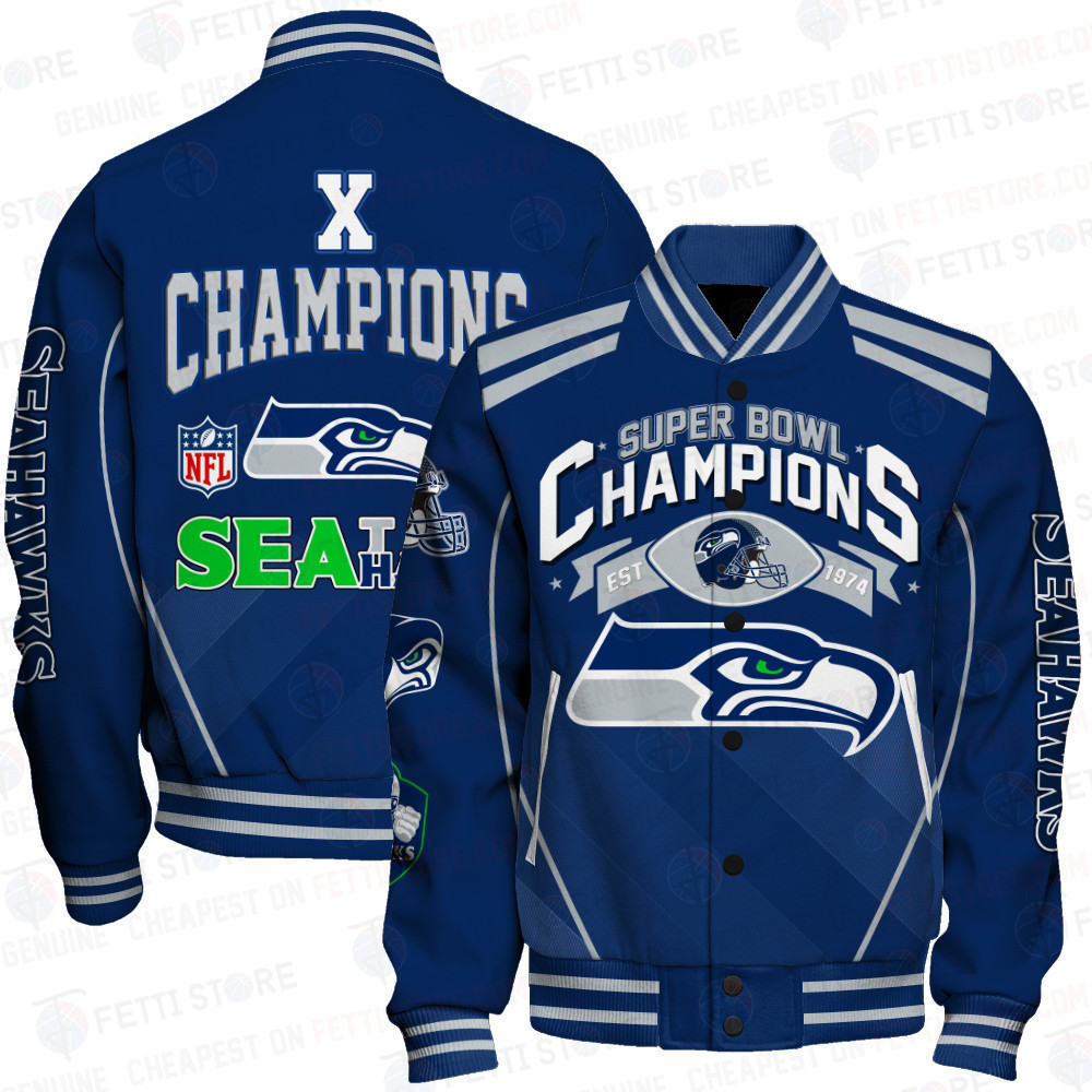 seattle seahawks nfl champions baseball varsity jacket baseball jacket all over print 0wttm