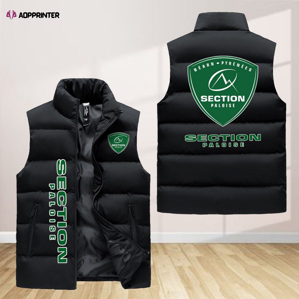 section paloise sleeveless puffer jacket custom for fans gifts