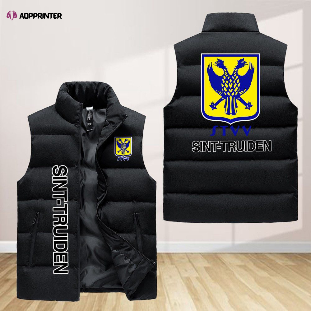 sint truidense v v sleeveless puffer jacket custom for fans gifts