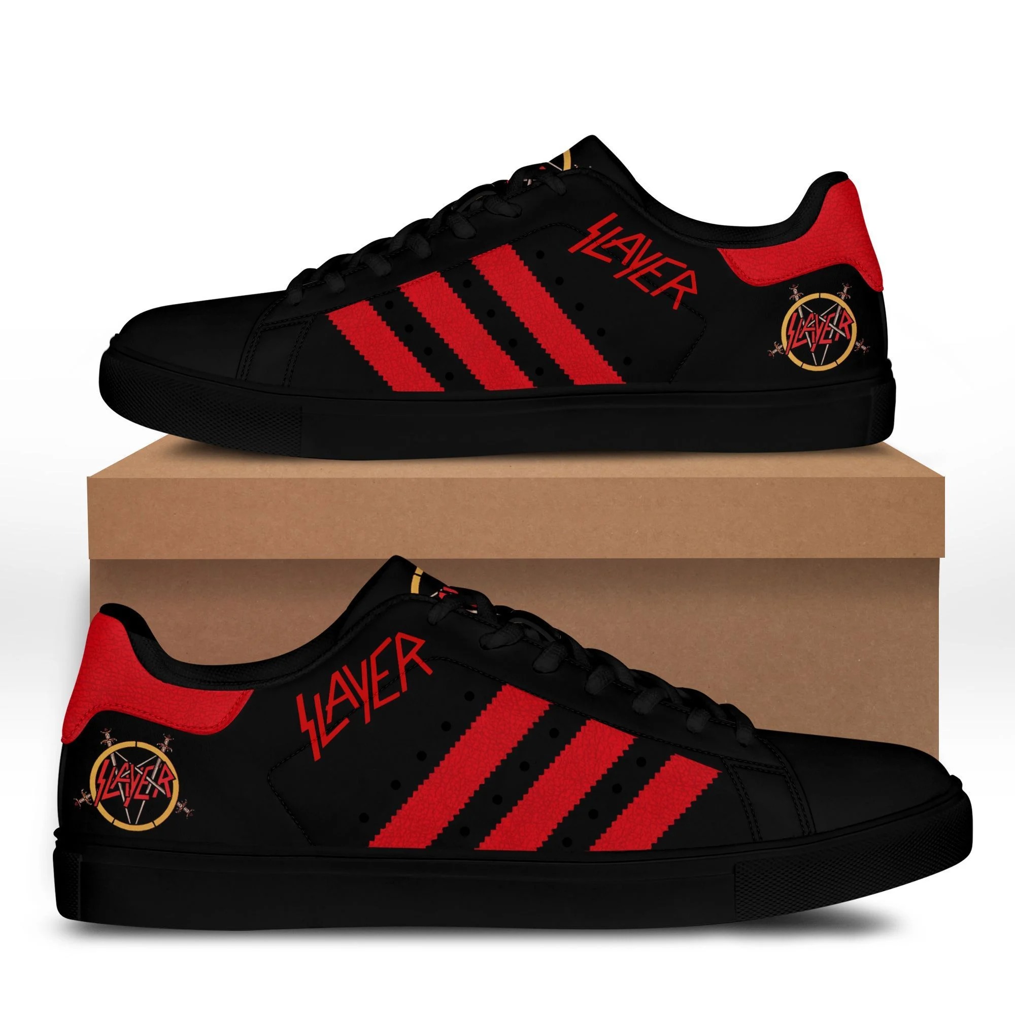 slayer stan smith low top shoes lpttu