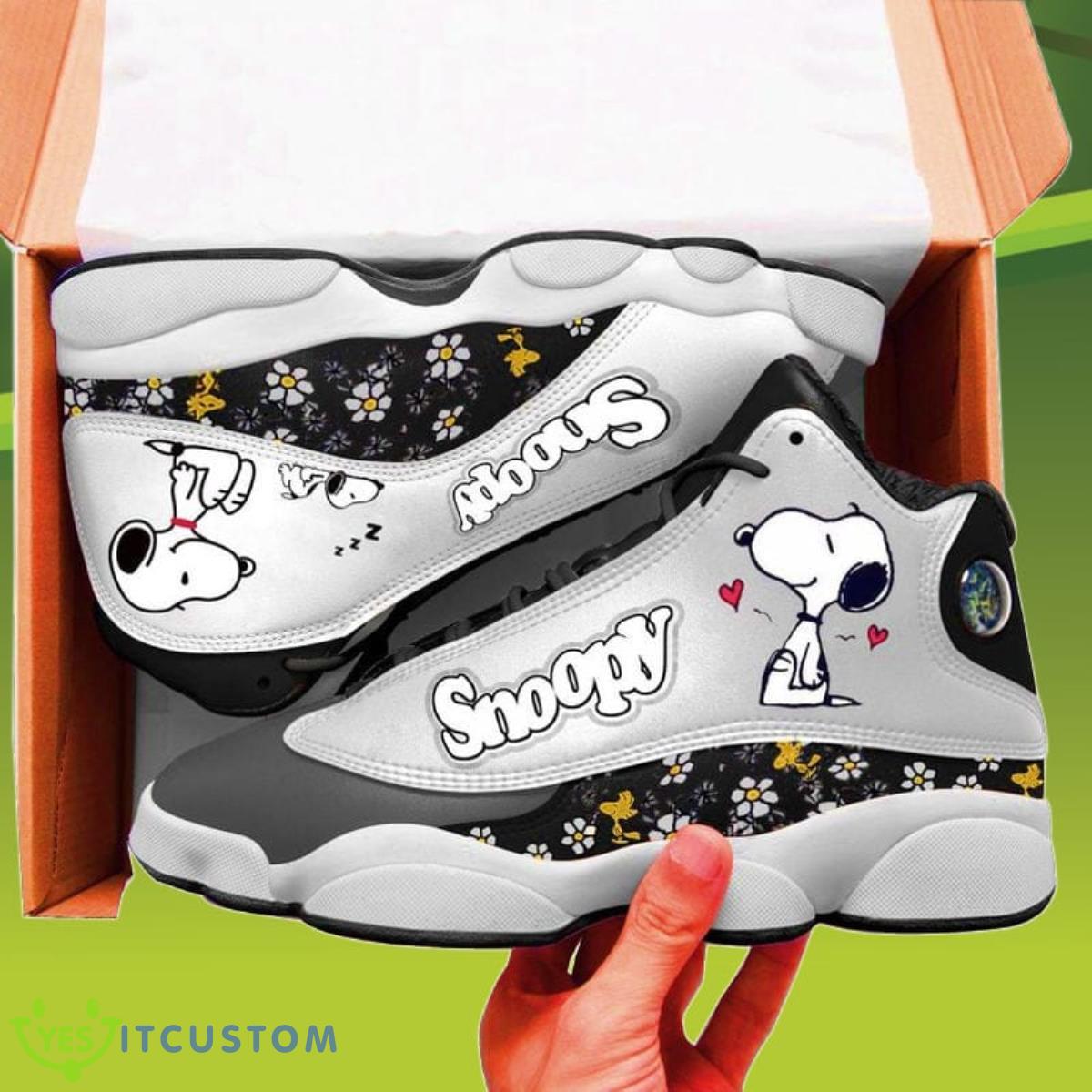 snoopy peanuts air jordan 13 sneakers best gift for men and women