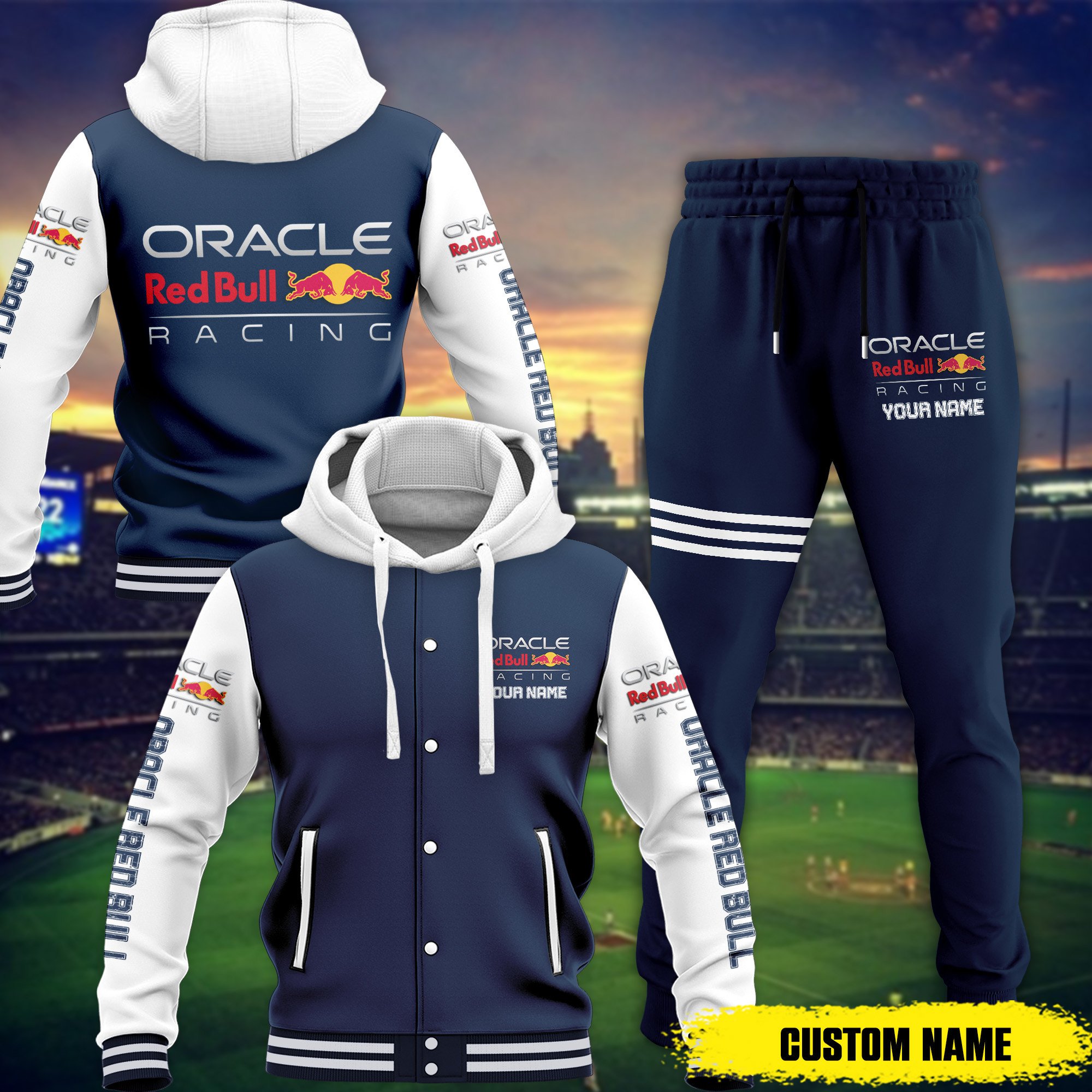 sportswearmerch red bull f1 combo baseball hoodie jacket and joggers gift for fan 1ldhw