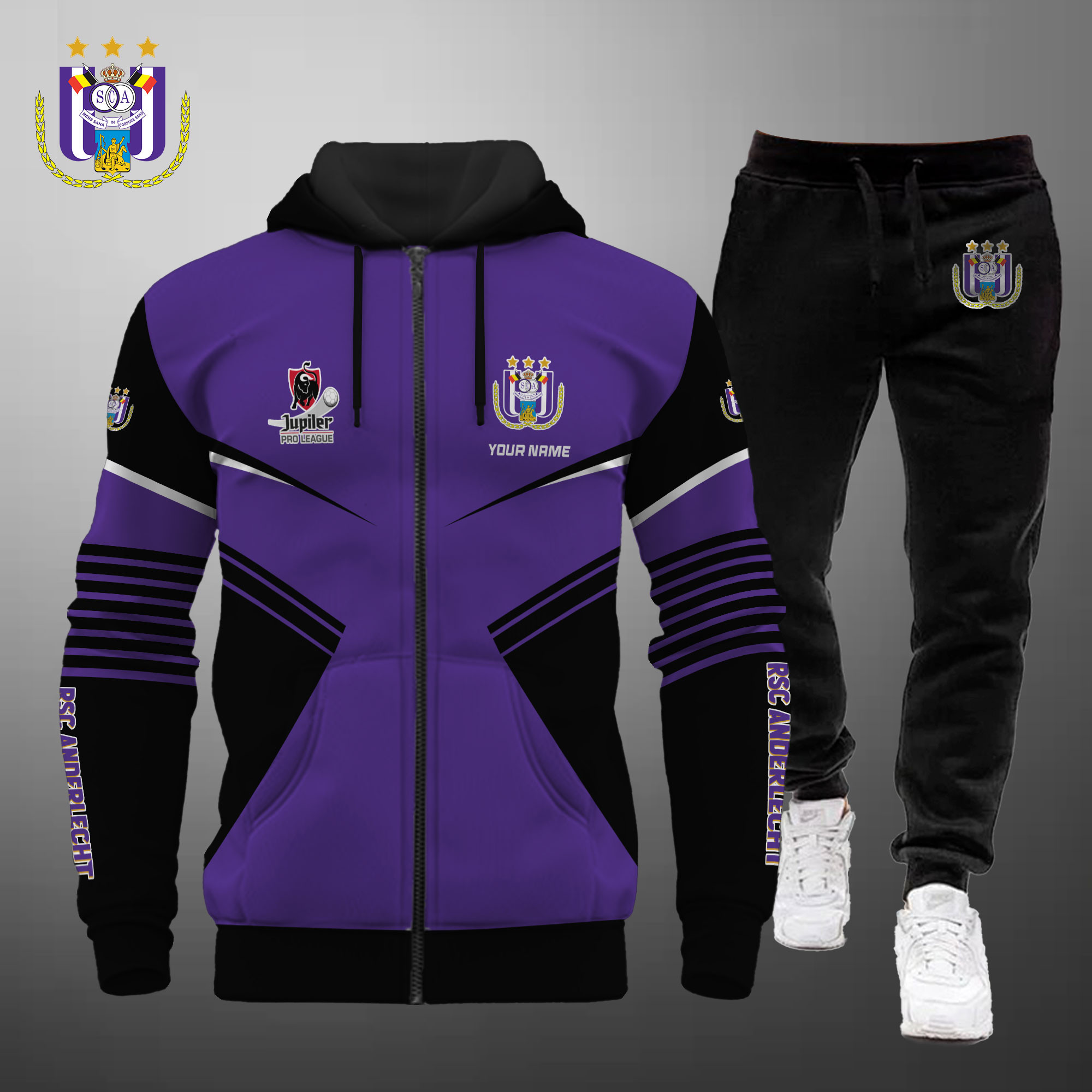 sportswearmerch rsc anderlecht jpl new personalized hoodie and joggers full set gifts for fans fatsy