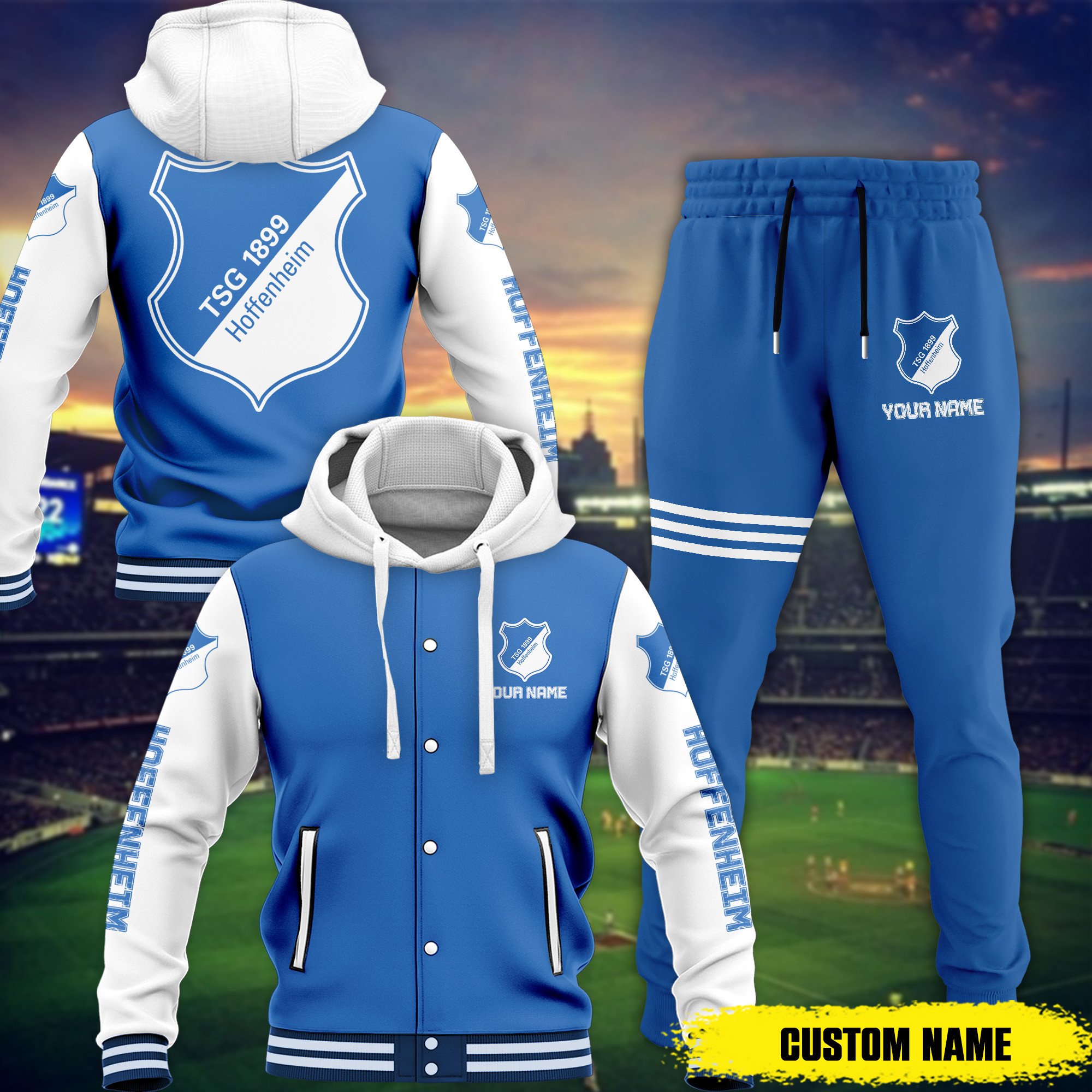 sportswearmerch tsg hoffenheim bdlg combo baseball hoodied jacket and joggers gift for fan q5qy8