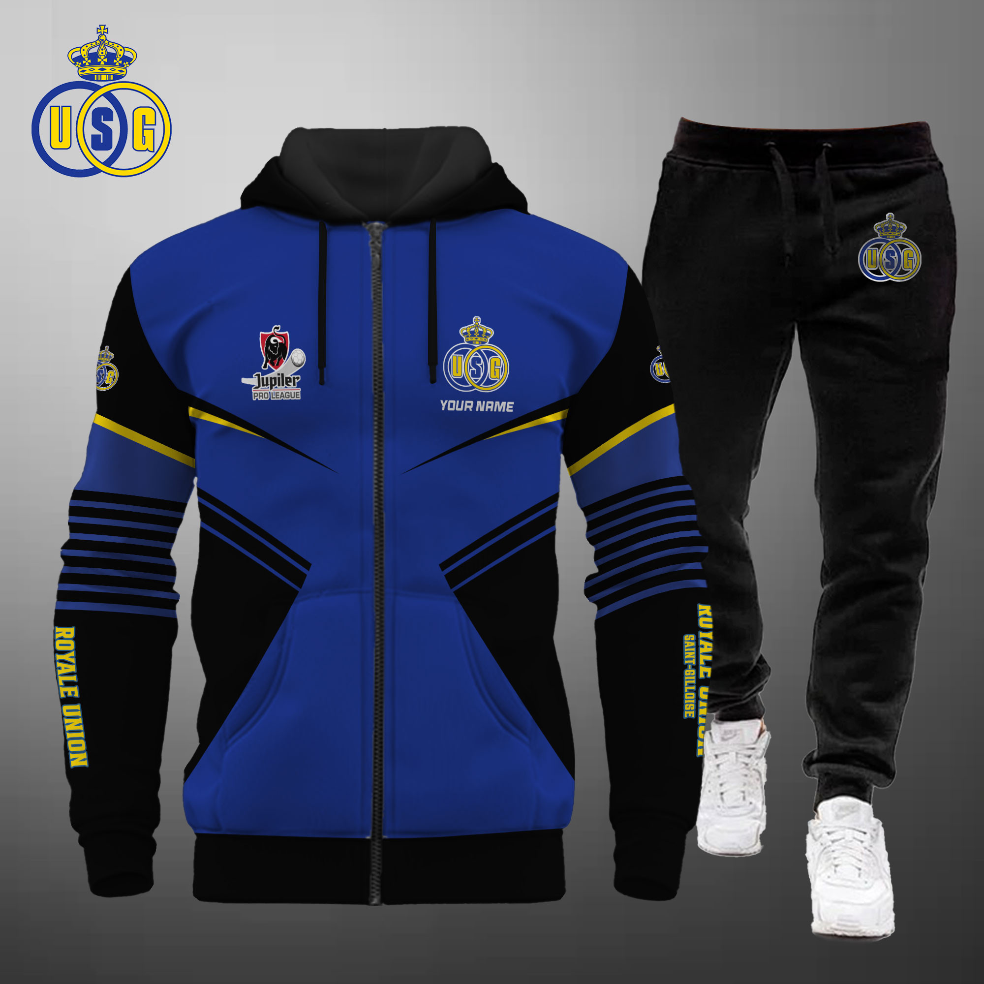 sportswearmerch union saint gilloise jpl new personalized hoodie and joggers full set gifts for fans zidet