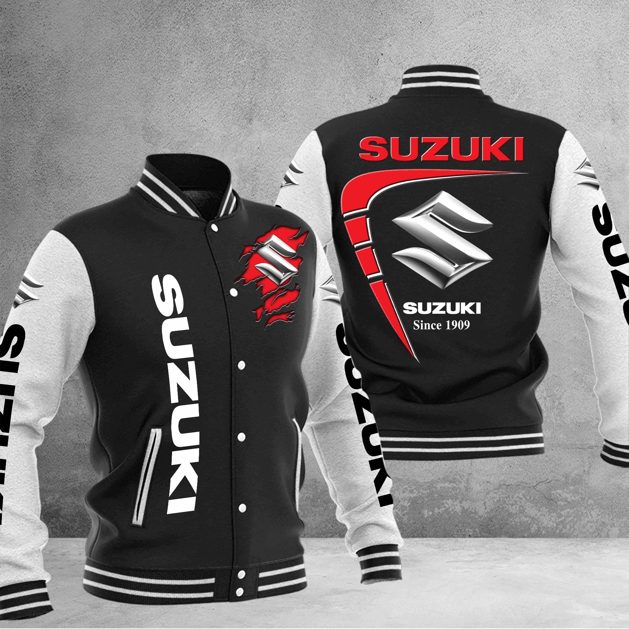 suzuki baseball varsity jacket baseball jacket all over print p1xem