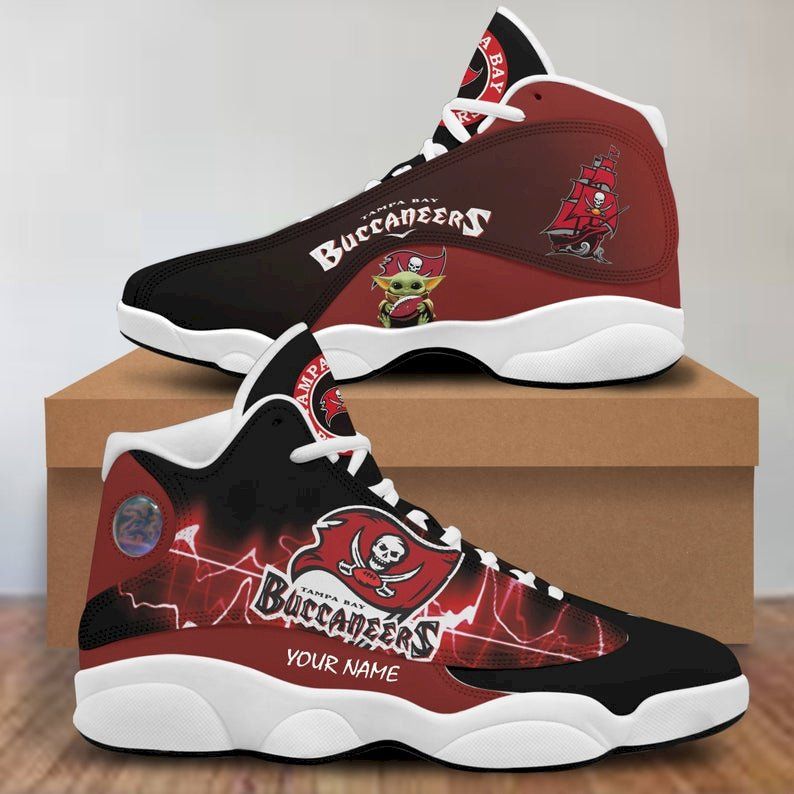 tampa bay buccaneers football nfl personalized air jd13 sneakers shoes gift shoes for fan like sneakercustom your name shoes jozzb