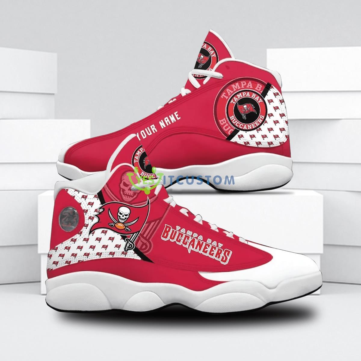 tampa bay buccaneers football style custom name air jordan 13 shoes