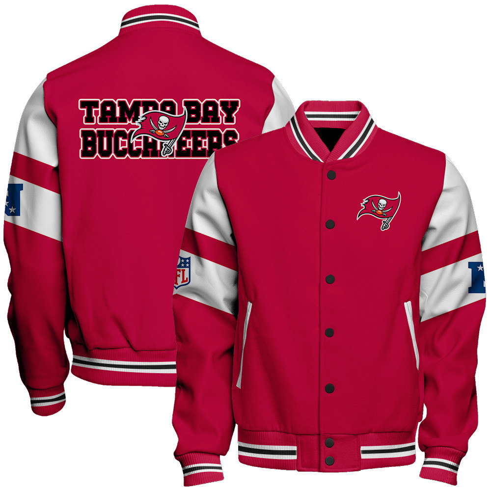 tampa bay buccaneers nfl 2024 national football conference unisex baseball varsity jacket baseball jacket all over print v11 boukt