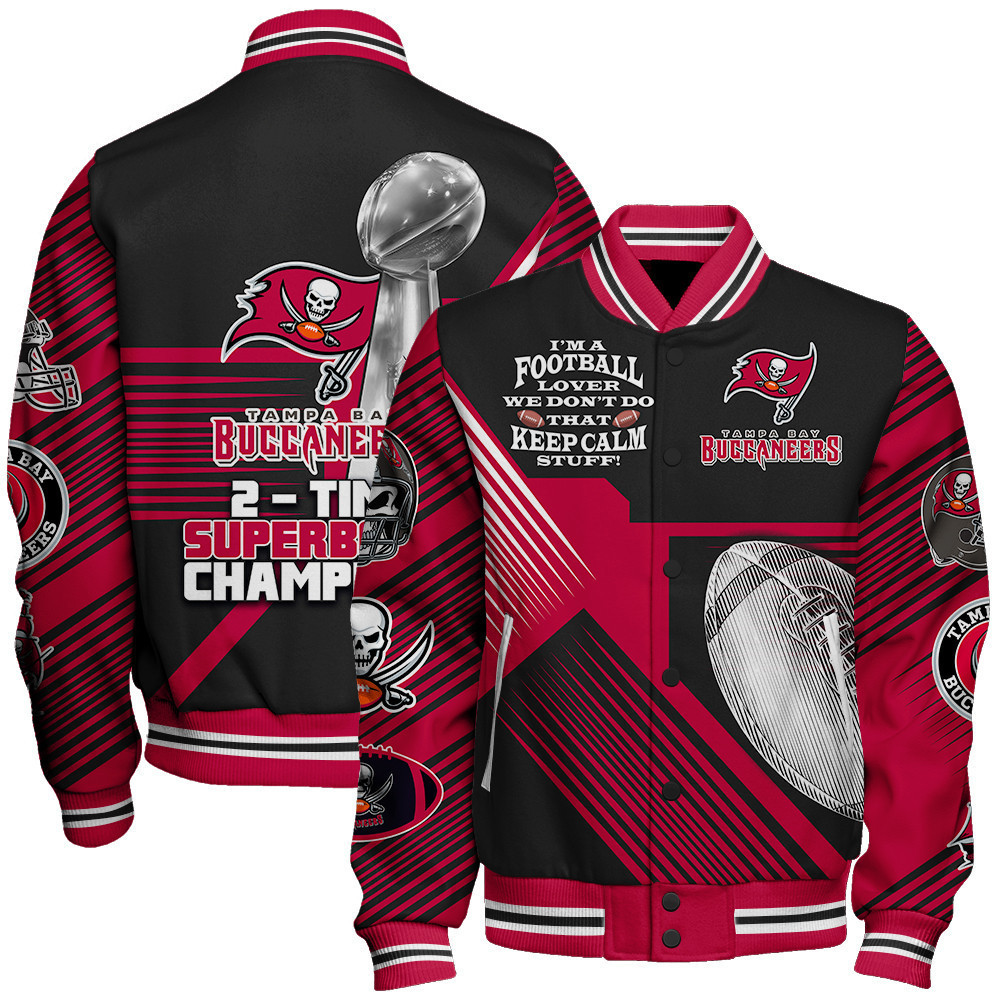 tampa bay buccaneers nfl baseball varsity jacket baseball jacket all over print stm v2 ntmeg