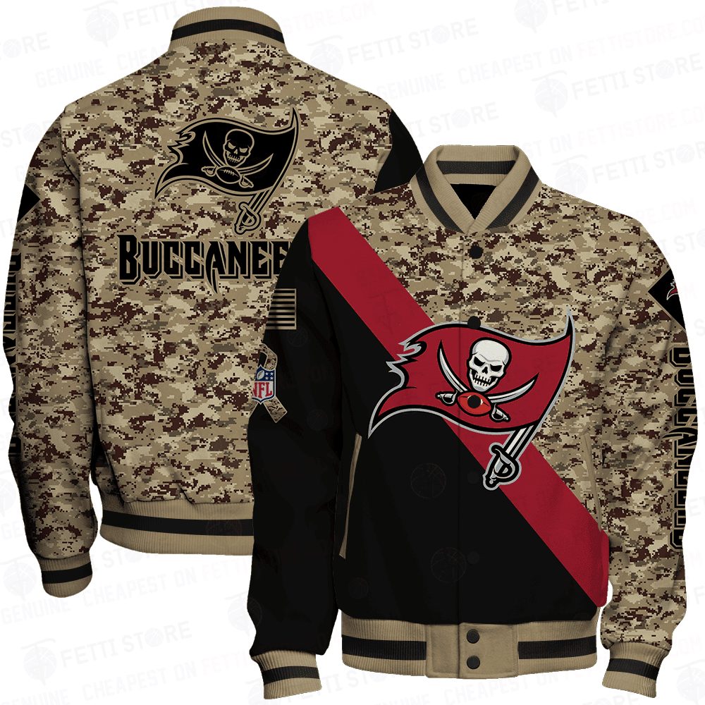 tampa bay buccaneers nfl baseball varsity jacket baseball jacket all over print v1 secwr