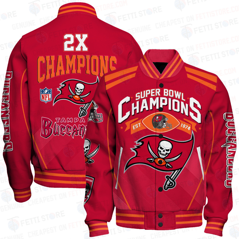 tampa bay buccaneers nfl champions baseball varsity jacket baseball jacket all over print j5s9t