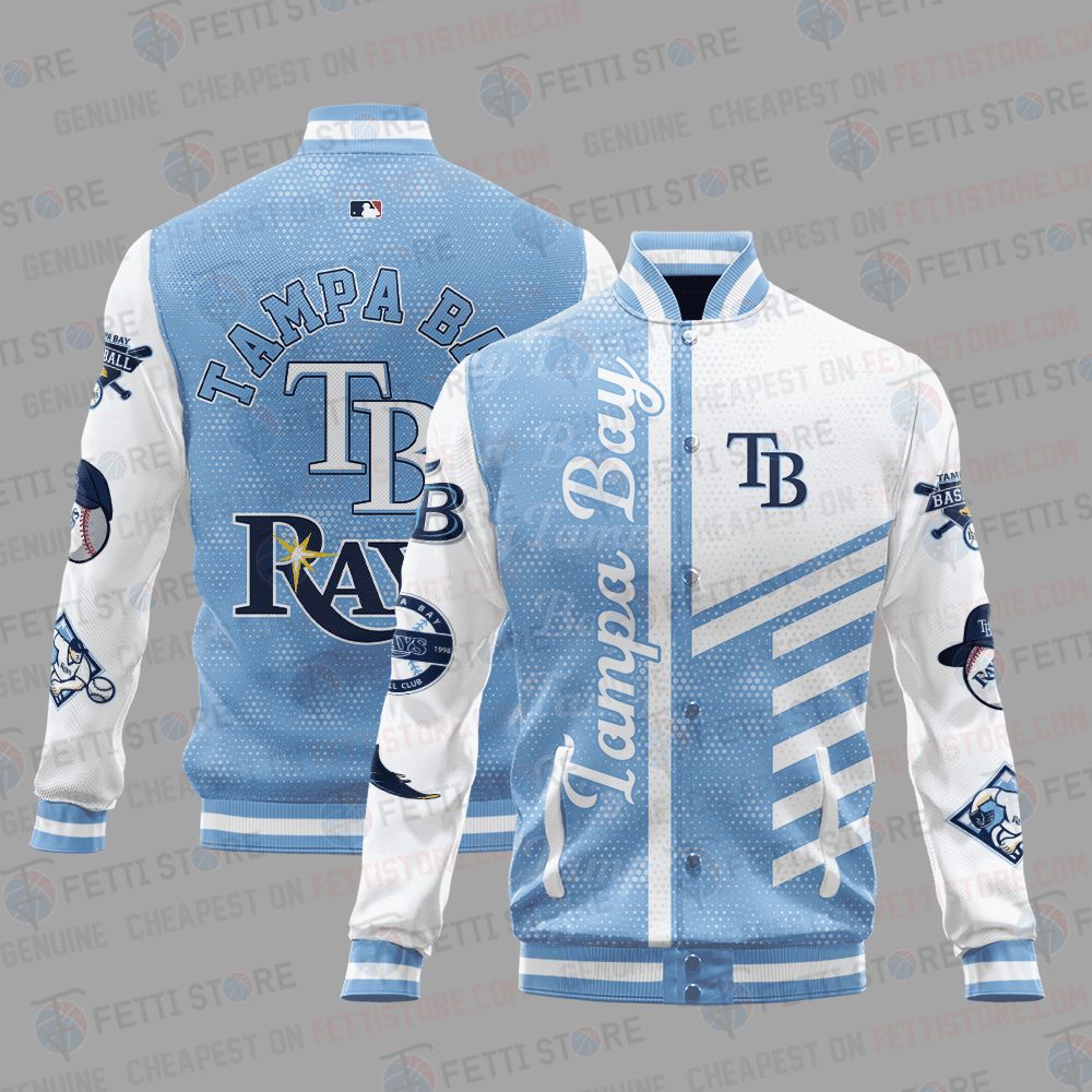 tampa bay rays american league baseball baseball varsity jacket baseball jacket all over print sh1 v1 hbjzx