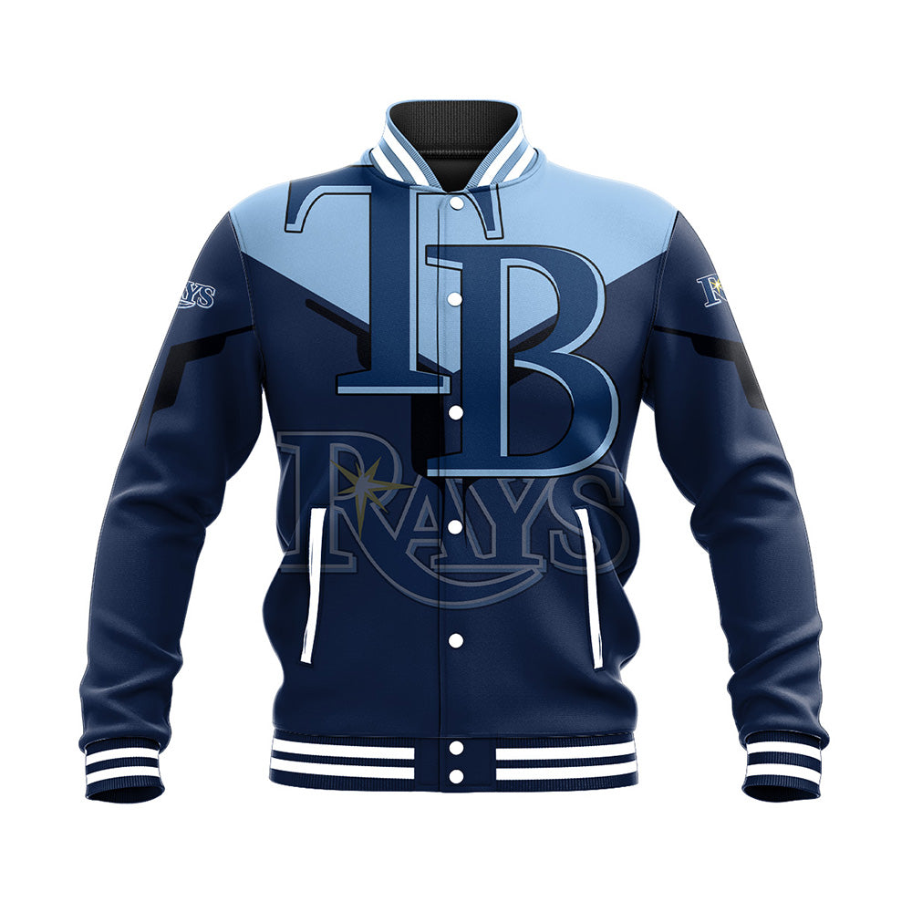 tampa bay rays baseball jacket button up zipper hooded all over print drinking style mlb ijitf