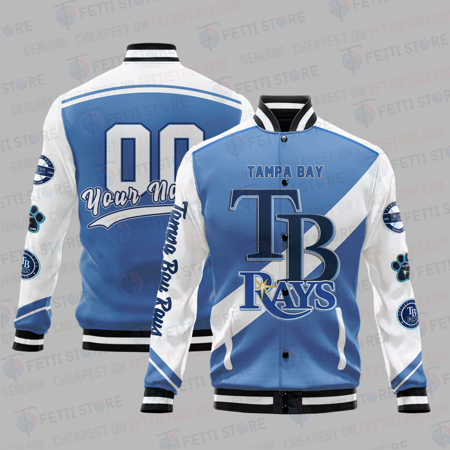 tampa bay rays mlb baseball varsity jacket baseball jacket all over print sh1 v2 firdc