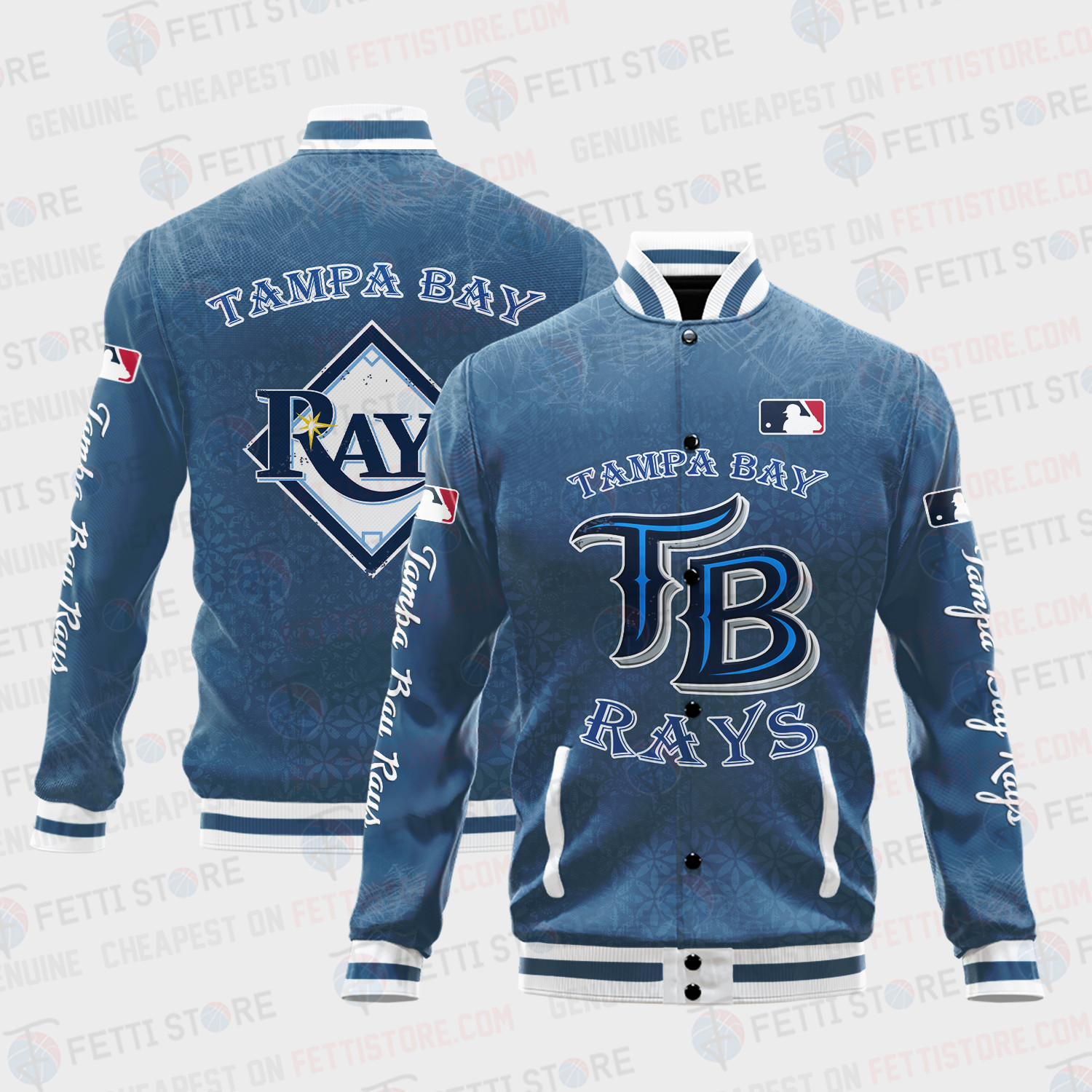 tampa bay rays mlb baseball varsity jacket baseball jacket all over print v8 o0coo