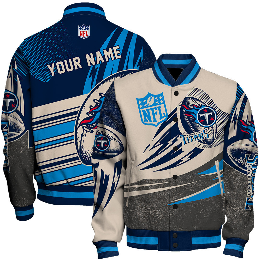 tennessee titans nfl customized baseball varsity jacket baseball jacket all over print v10 ocede