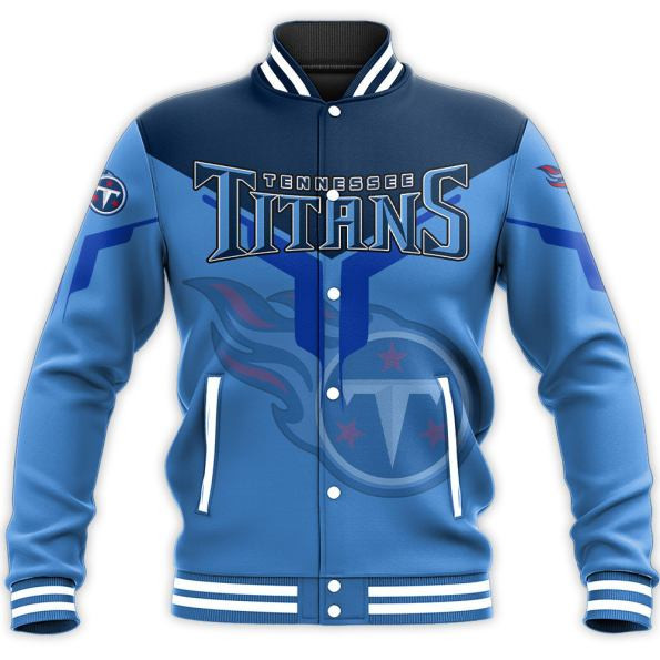 tennessee titans nfl football navy and blue 3d print baseball varsity jacket baseball jacket all over print wfbe9