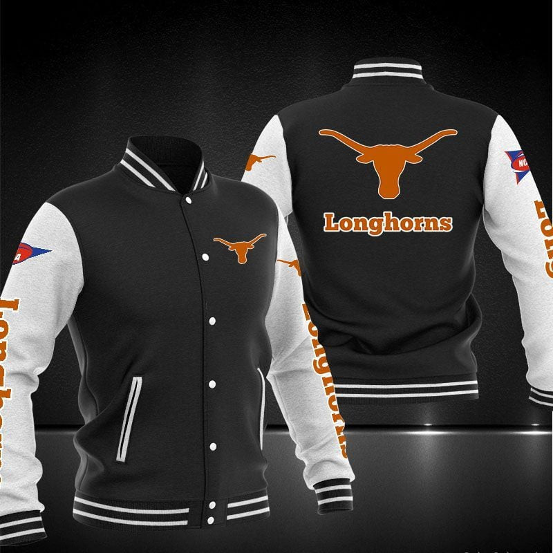 texas longhorns ncaa baseball varsity jacket baseball jacket all over print u2c2a