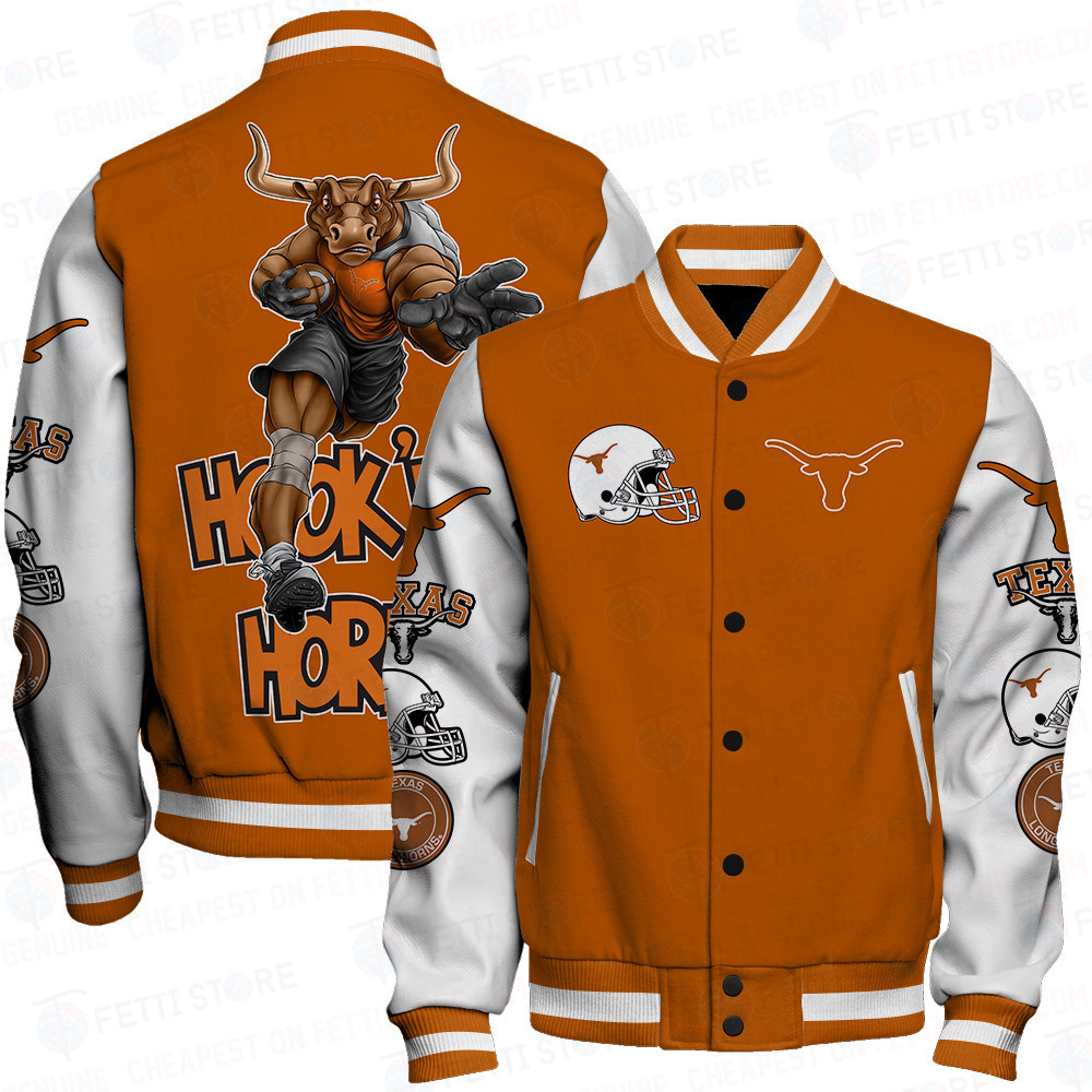 texas longhorns ncaa football baseball varsity jacket baseball jacket all over print stm 4xmg1