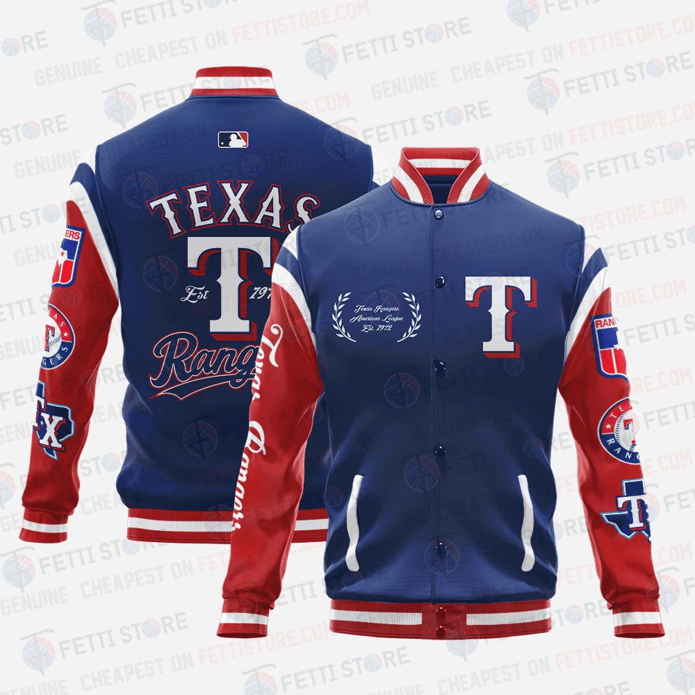 texas rangers mlb baseball varsity jacket baseball jacket all over print sh1 v1 e0kme