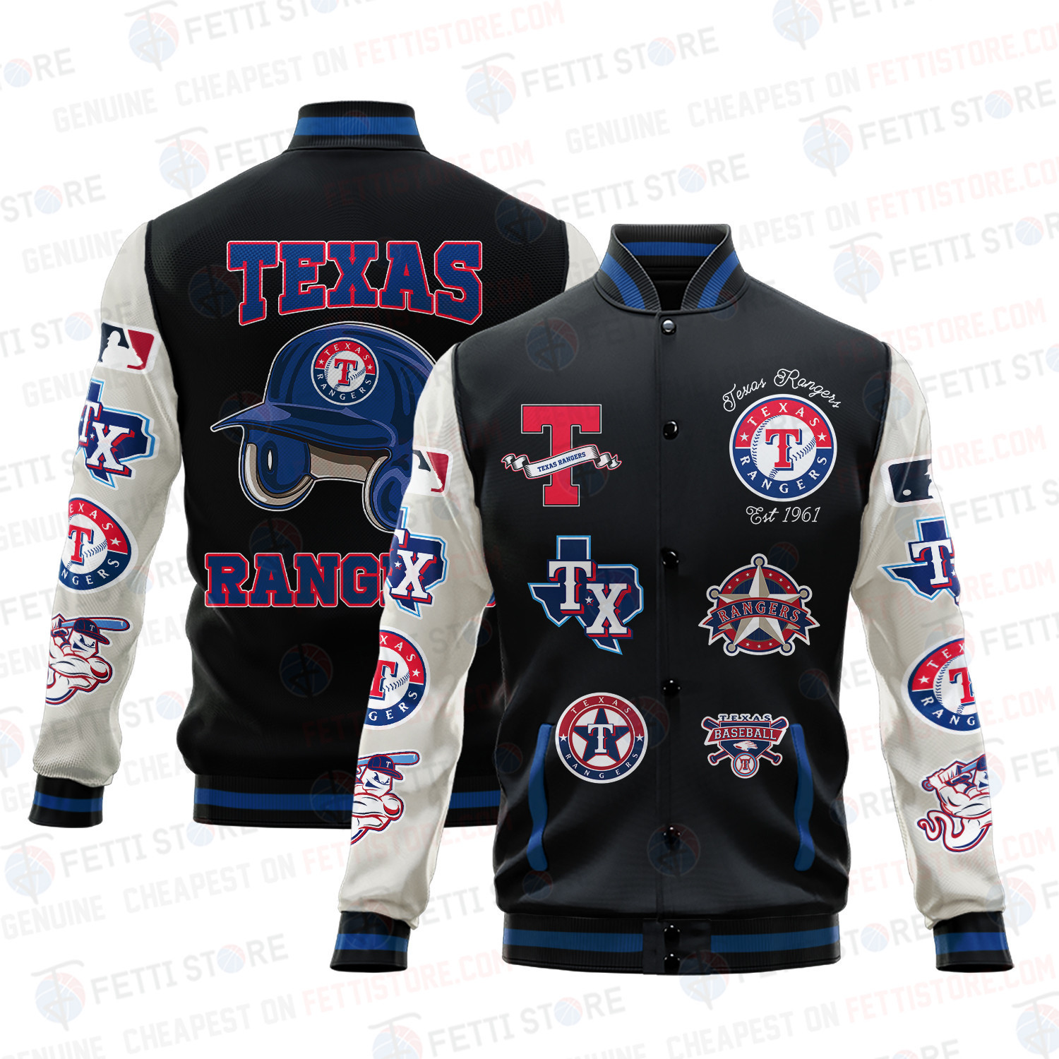 texas rangers mlb baseball varsity jacket baseball jacket all over print v2 6uyiu