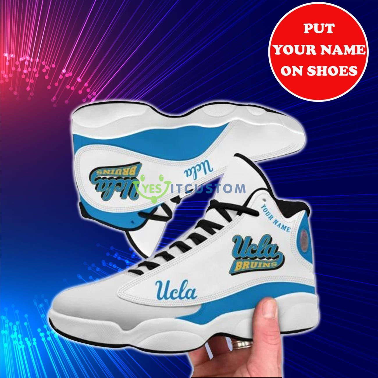 ucla bruins best custom name air jordan 13 shoes