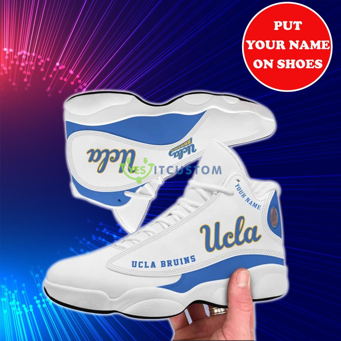 ucla bruins football team best custom name air jordan 13 shoes