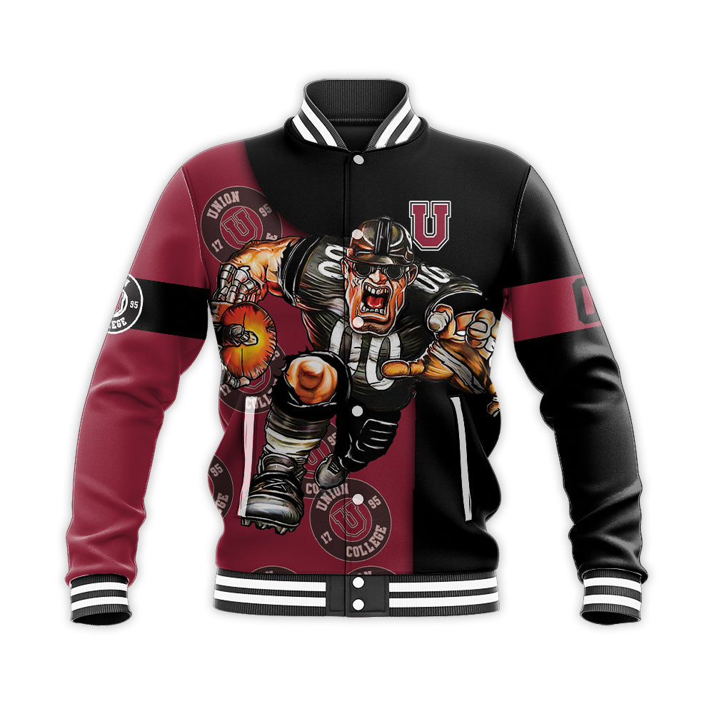 union dutchmen baseball jacket button up zipper hooded all over print football go on gift for fans ncaa ikiu6