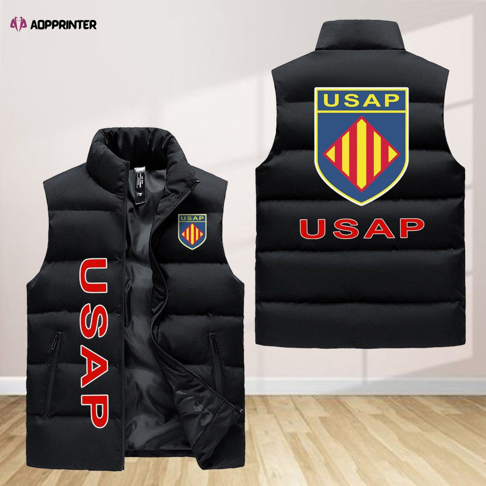 usa perpignan sleeveless puffer jacket custom for fans spj0736