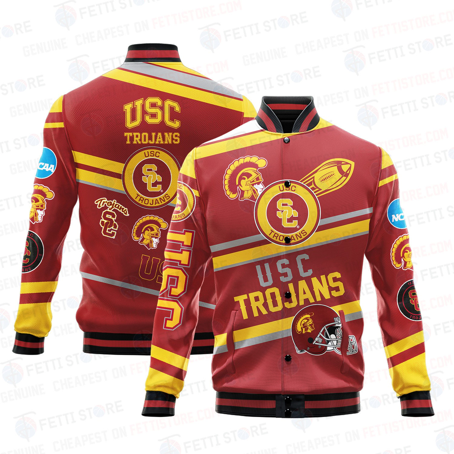 usc trojans baseball varsity jacket baseball jacket all over print wf fehyh