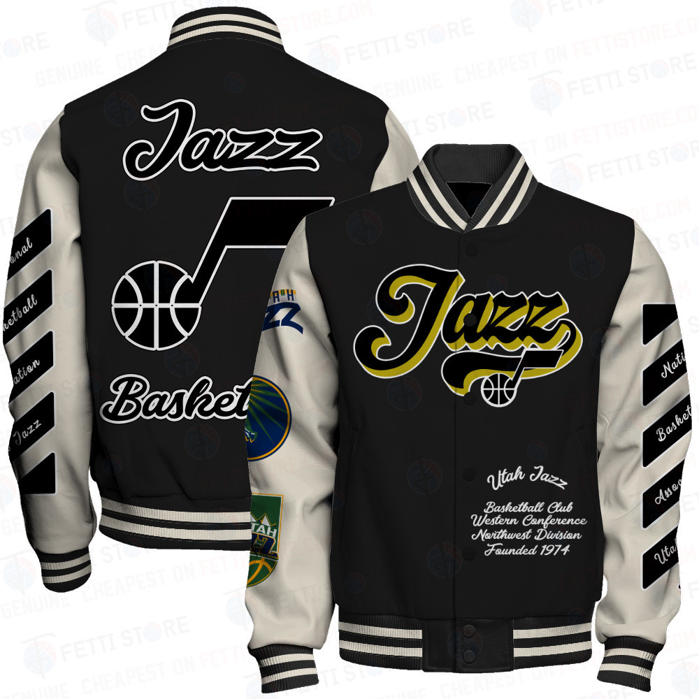 utah jazz nba baseball varsity jacket baseball jacket all over print sfat v14 aufxd