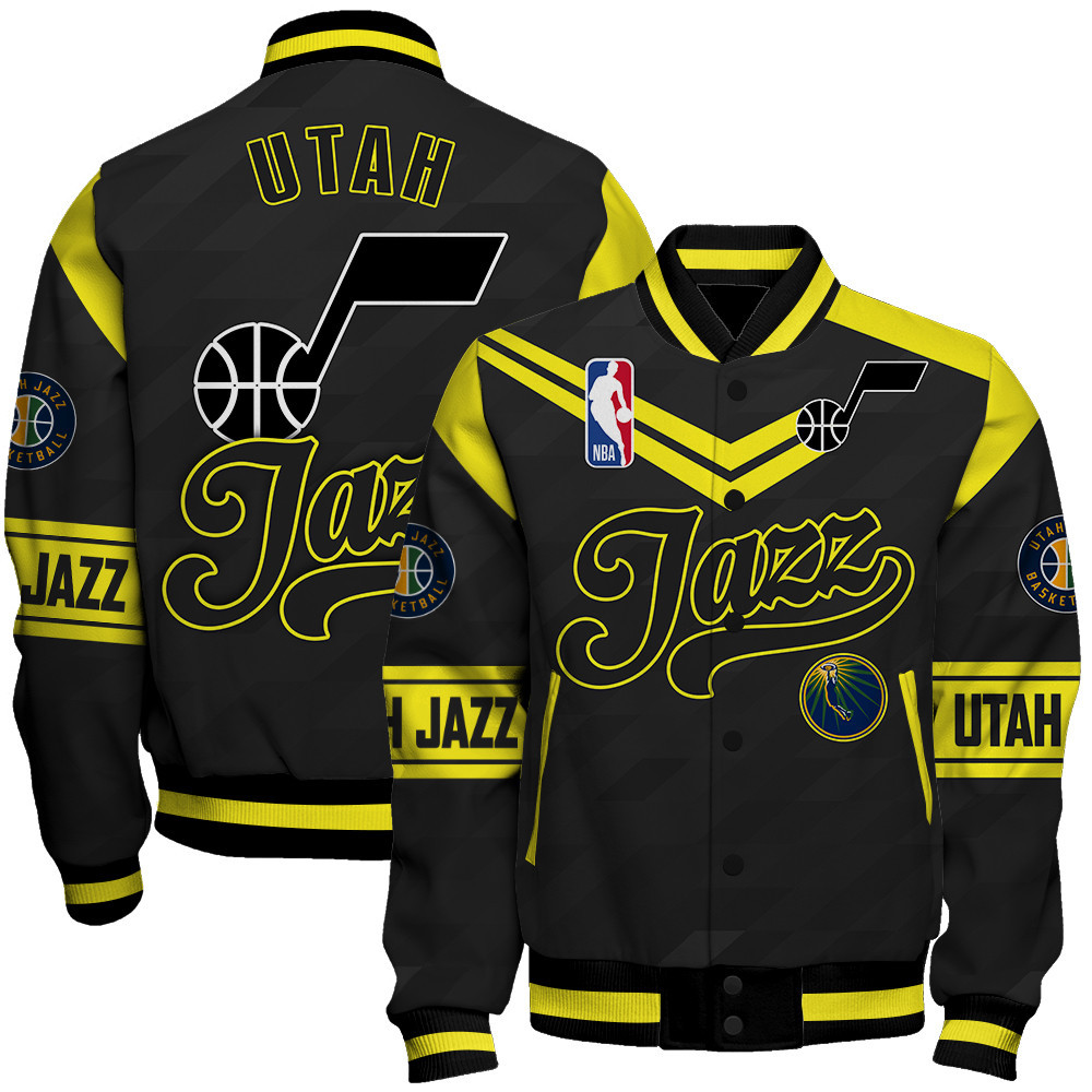 utah jazz nba baseball varsity jacket baseball jacket all over print sfat v9 8kouw