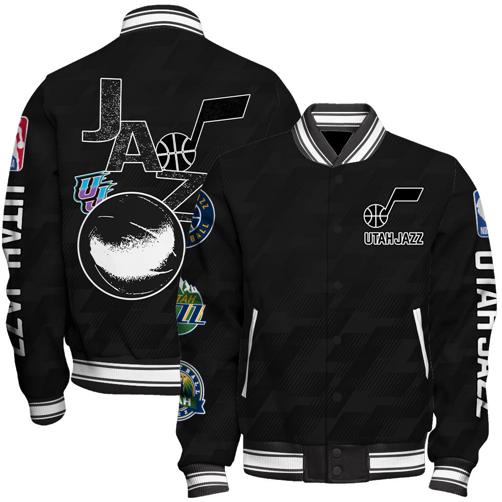 utah jazz new design team color baseball varsity jacket baseball jacket all over print sfat v16 nom8v