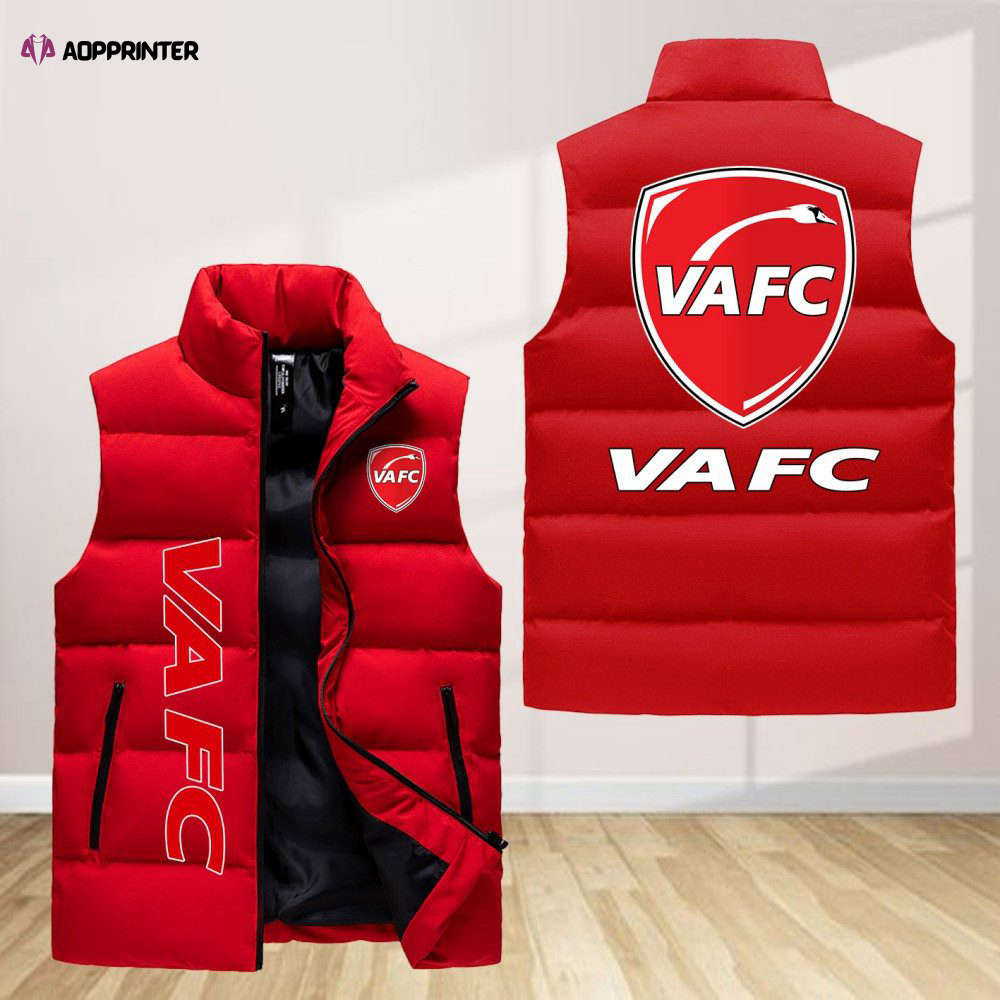 valenciennes fc sleeveless puffer jacket custom for fans gifts