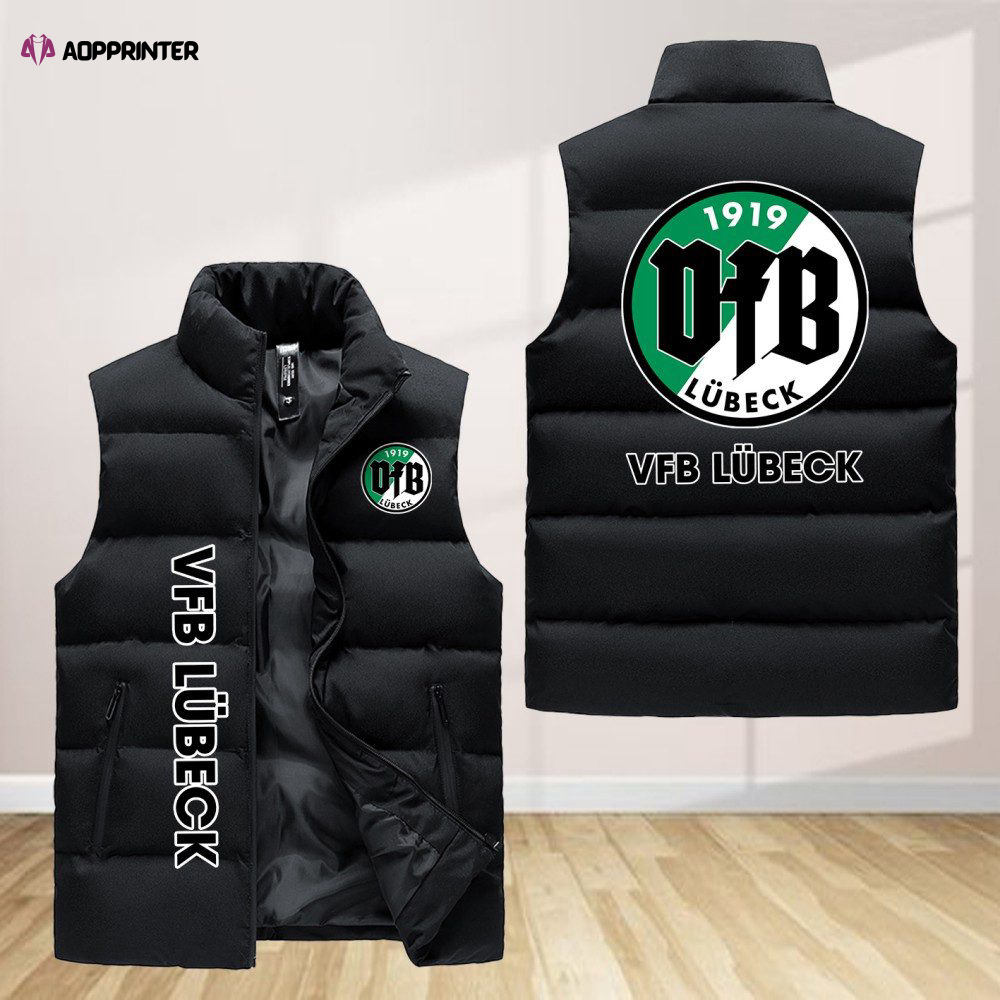 vfb lubeck sleeveless puffer jacket custom for fans gifts