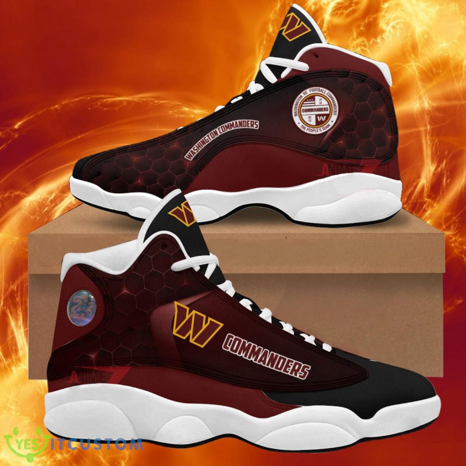 washington commanders air jordan 13 sneakers nfl custom sport shoes