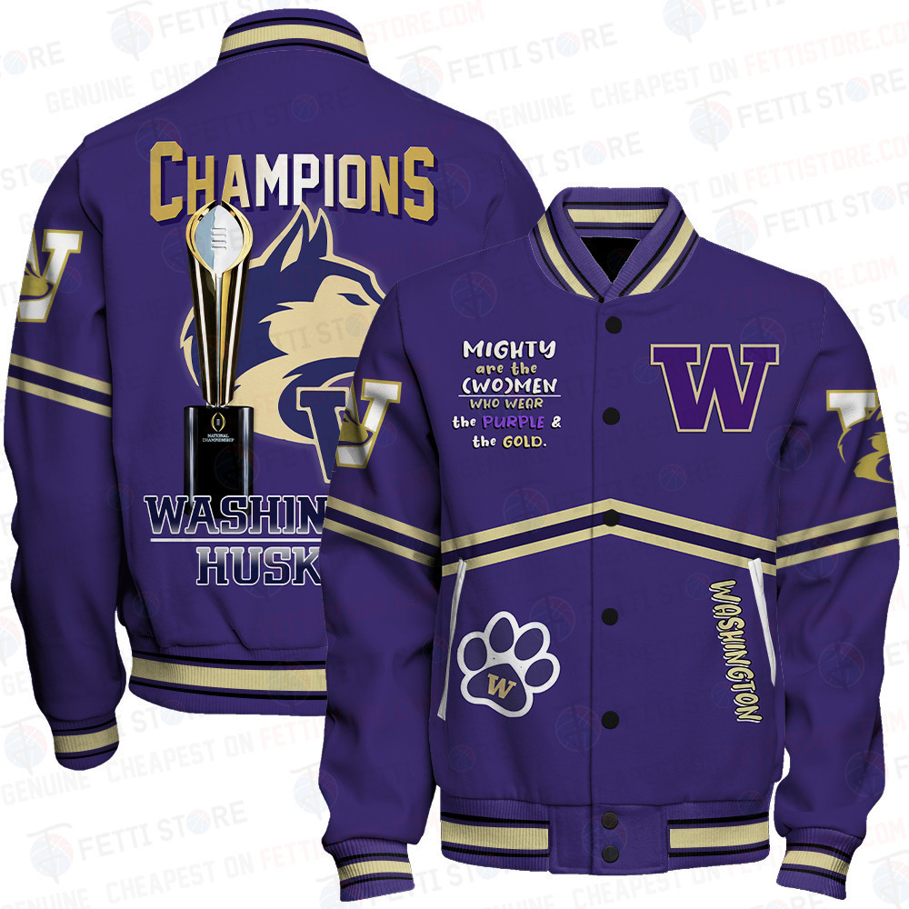 washington huskies champions ncaa division football baseball varsity jacket baseball jacket all over print stm v3 xdw7g