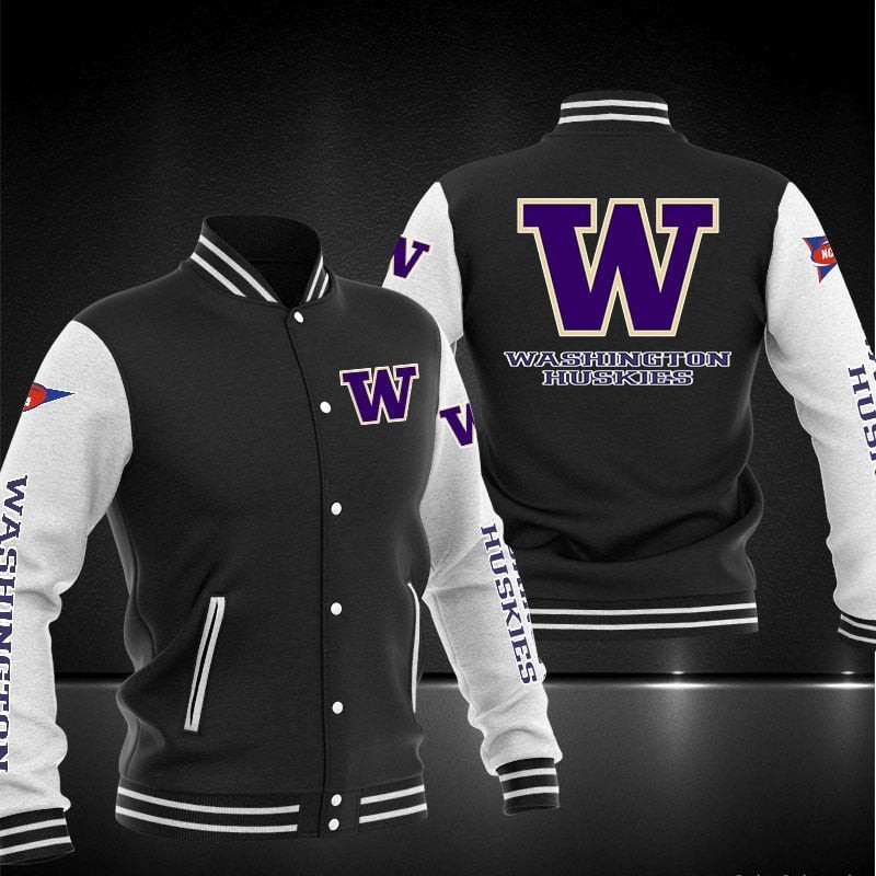 washington huskies ncaa baseball varsity jacket baseball jacket all over print pju9j