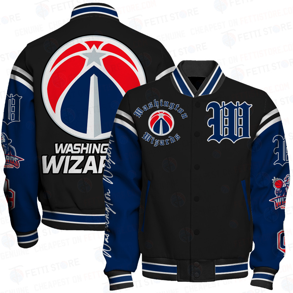 washington wizards nba baseball varsity jacket baseball jacket all over print sfat v12 dvtqt